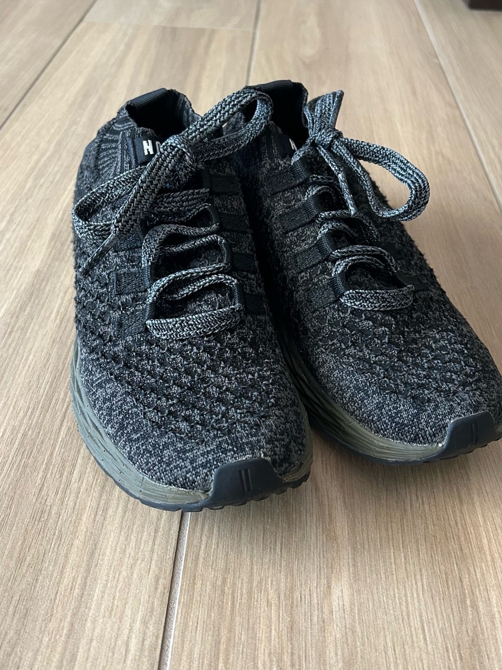 NOBULL Knit Trainers! Grey/Green color